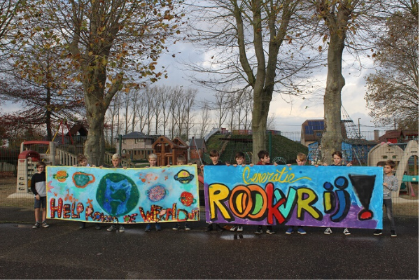 Kinderen uit Aarschot vieren 30 jaar Kinderrechten met Generatie Rookvrij