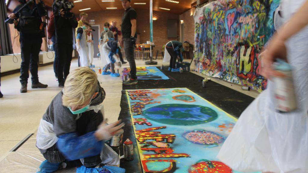 Generatie Rookvrij en kinderen uit Aarschot vieren 30 jaar kinderrechten 
