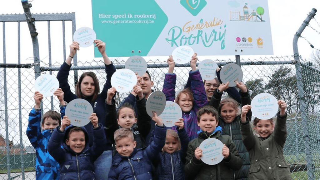 Leopoldsburg: Kinderen roepen op om niet meer te roken