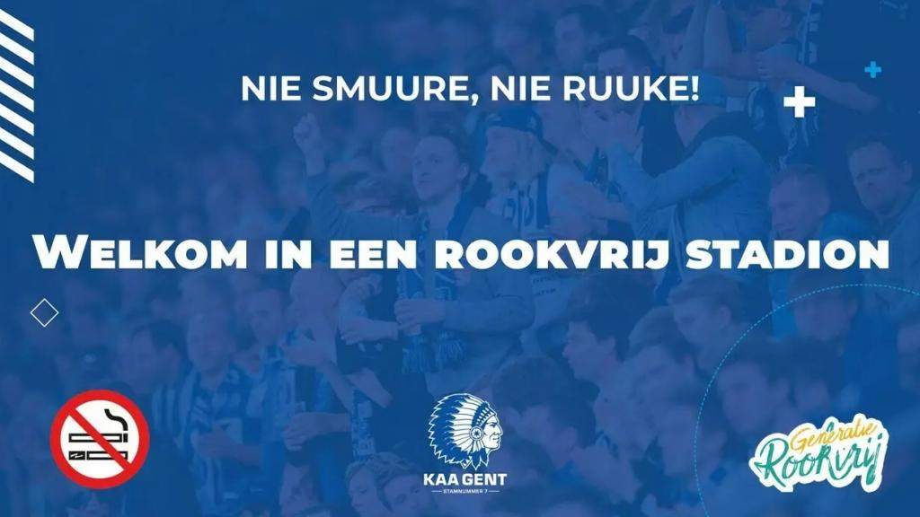 ‘Nie Smuure, Nie Ruuke’: Ghelamco Arena wordt volledig rookvrij